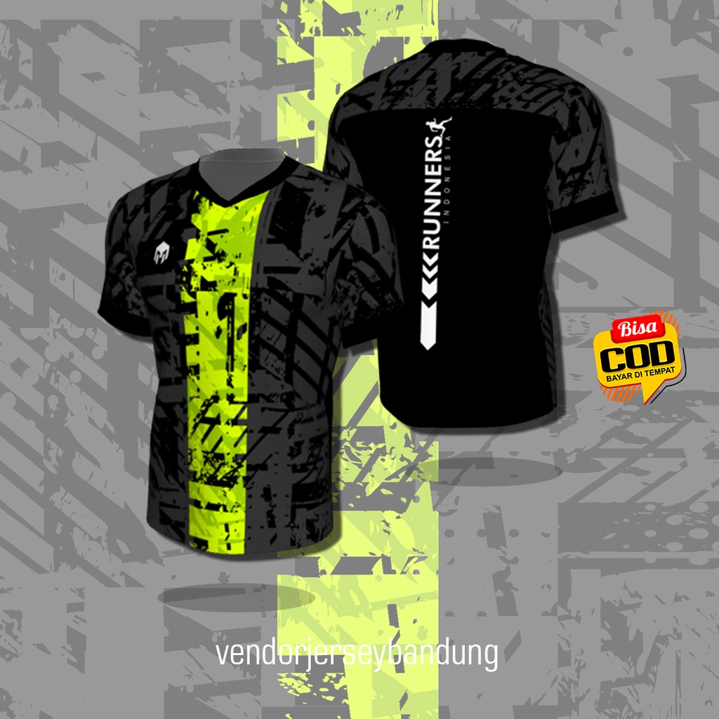 [Bisa Cod] Custom Jersey Futsal Kaos Olahraga Jersey Lari Pria Dan Wanita Jersey Lari Tni Brimob Mur