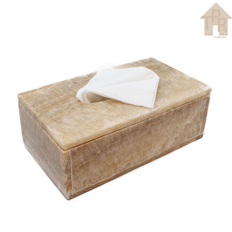 Batu Oniks - Tissue Box Batu Onyx - T10