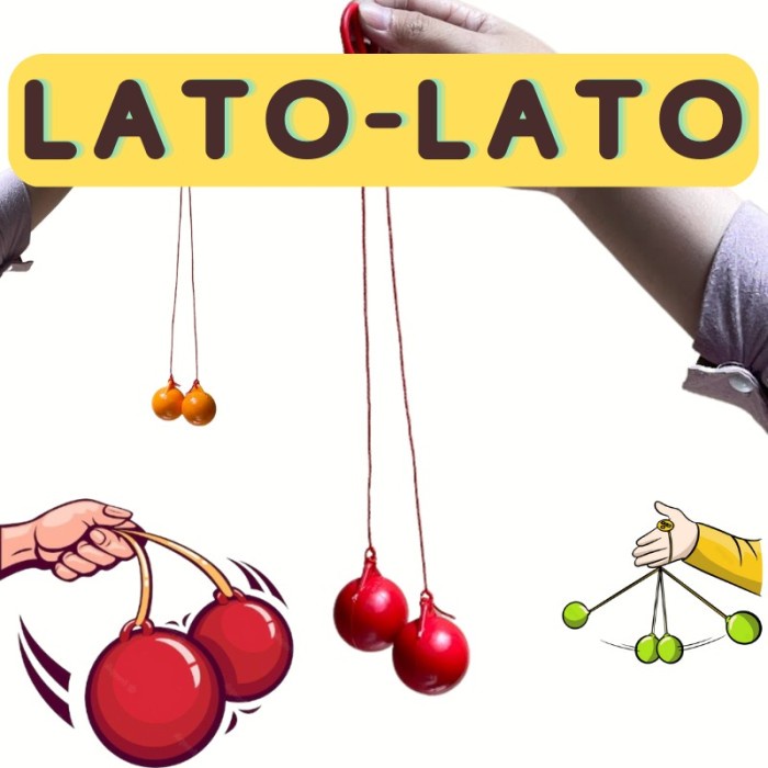 Lato Lato Mainan Anak Jadul - Latto Latto - Nok Nok