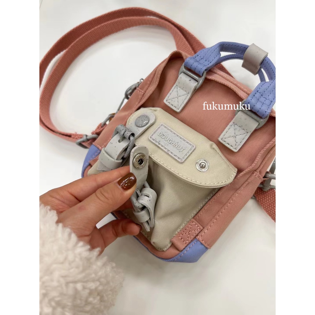 Sling Bag Doughnut Macarron Monet Series Limited / Tas Selempang Doughnut Mini