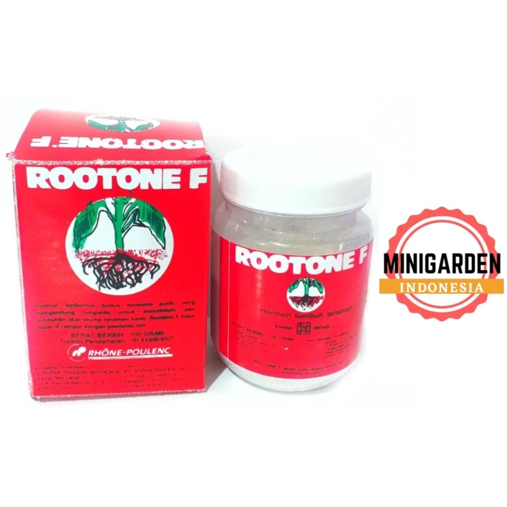 ROOTONE F 100 GRAM BOTOL ZPT hormon pertumbuhan akar stek pupuk anggrek root up perangsang akar cangkok