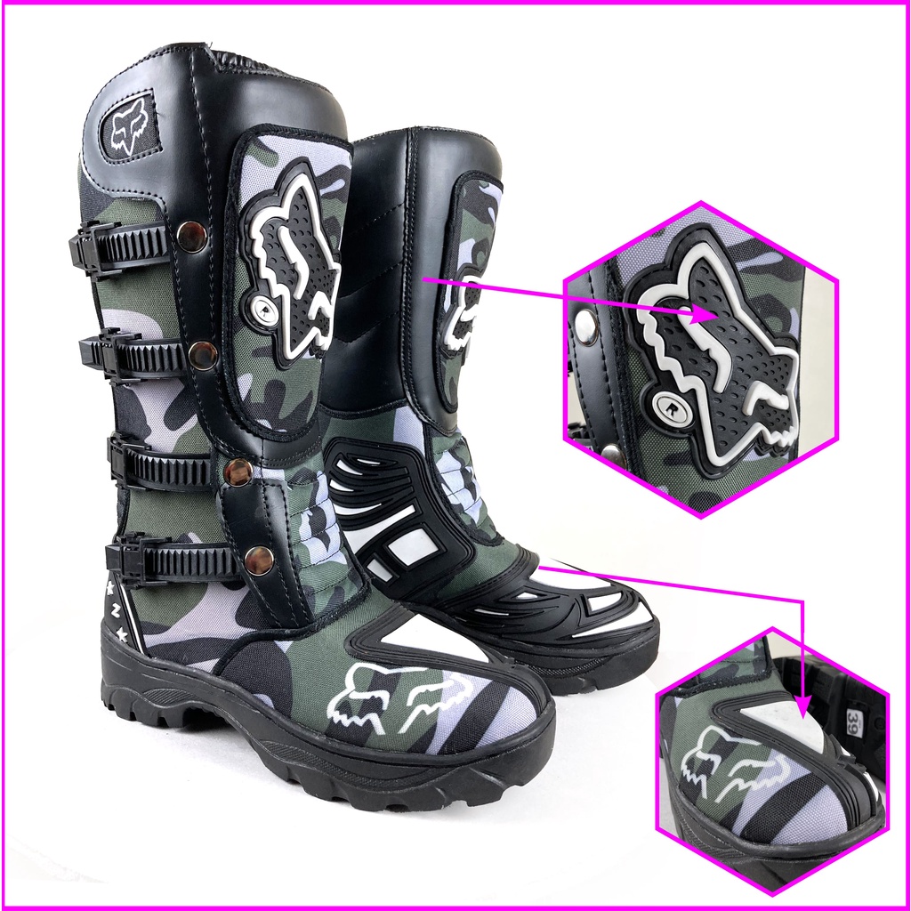 boots boot Sepatu motor trail motocross cross cros tril trabas enduro Adventur MX kawasaki yamaha ho