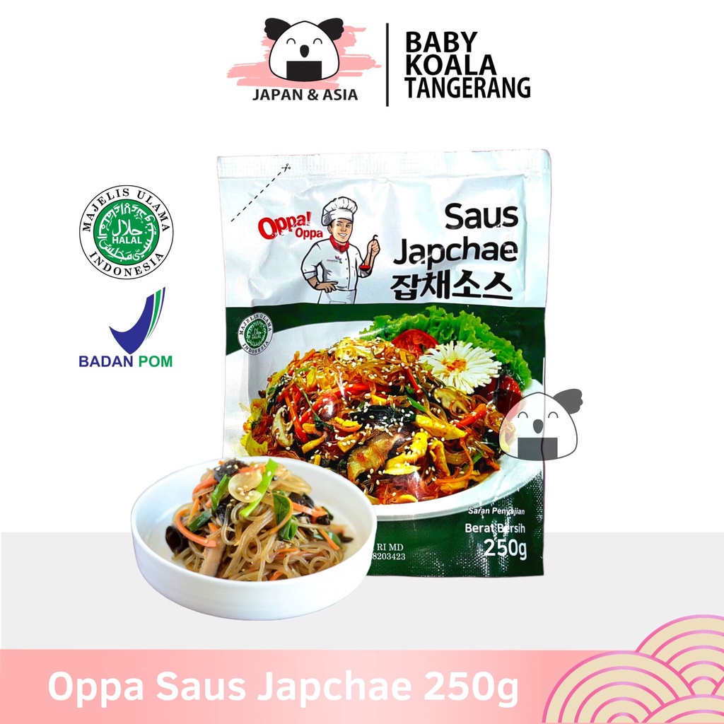 

OPPA Sauce Japchae Noodle Glass Korea 250 g Halal | Khas Korea--