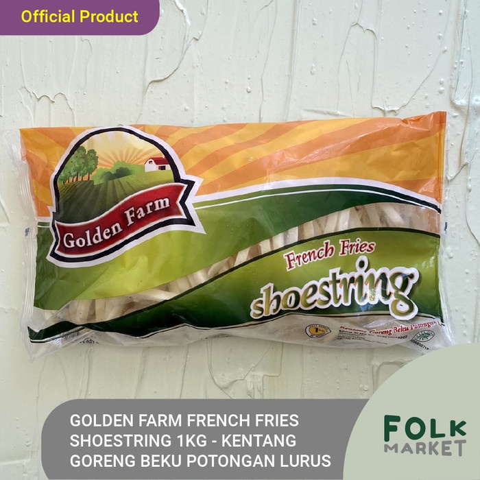 

/////] GOLDEN FARM French Fries Shoestring 500gr / 1KG - Kentang Goreng Beku