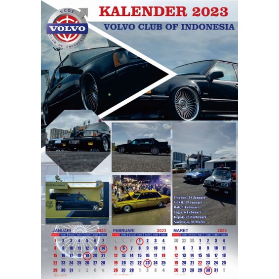 

Kalender Volvo VCOI 2023