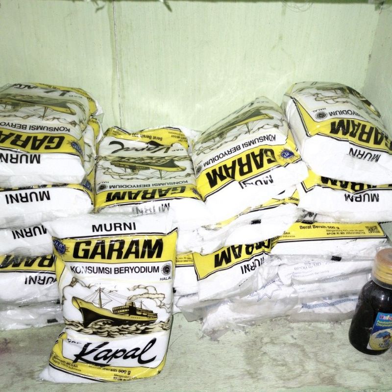 

GARAM MURNI KONSUMSI BERYODIUM 500 GRAM CAP KAPAL
