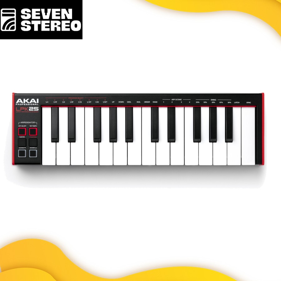 AKAI LPK25 LPK 25 Mk2 USB MIDI Keyboard Controller