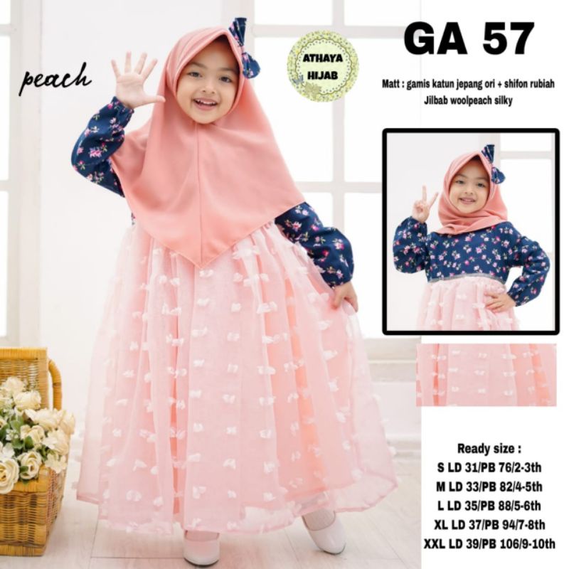 New set gamis syari anak ori by athaya hijab