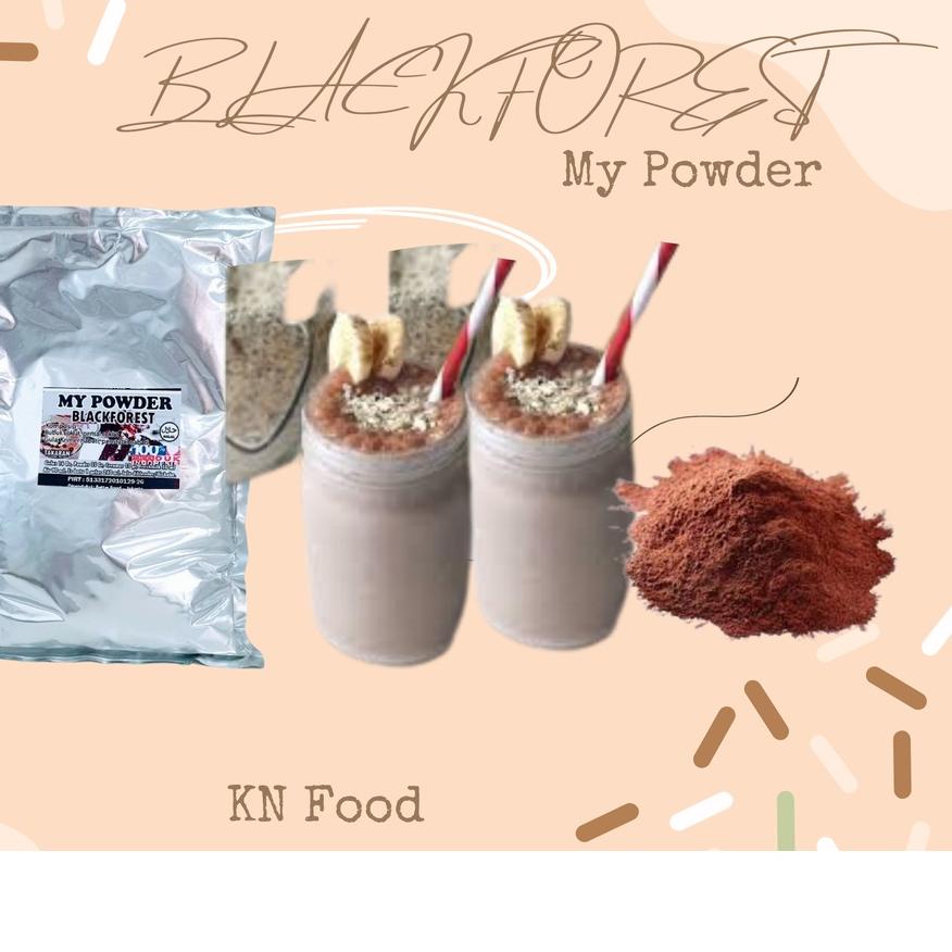 

PROMO[KI3]-Powder Blackforest Kemasan 1 kg-Bubuk Bubble Drink