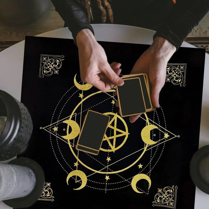 [COD]Taplak Meja Tarot, Kain Tarot Cloth Flannel 49cmx49cm (tanpa pouch)