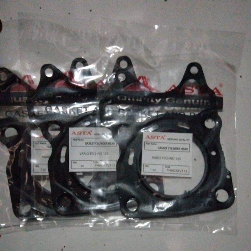 Isi 3 5 Paking Gasket Cylinder Head Cop Atas VARIO TECHNO 125 FI VARIO 125 Perpak Packing Block Hed 