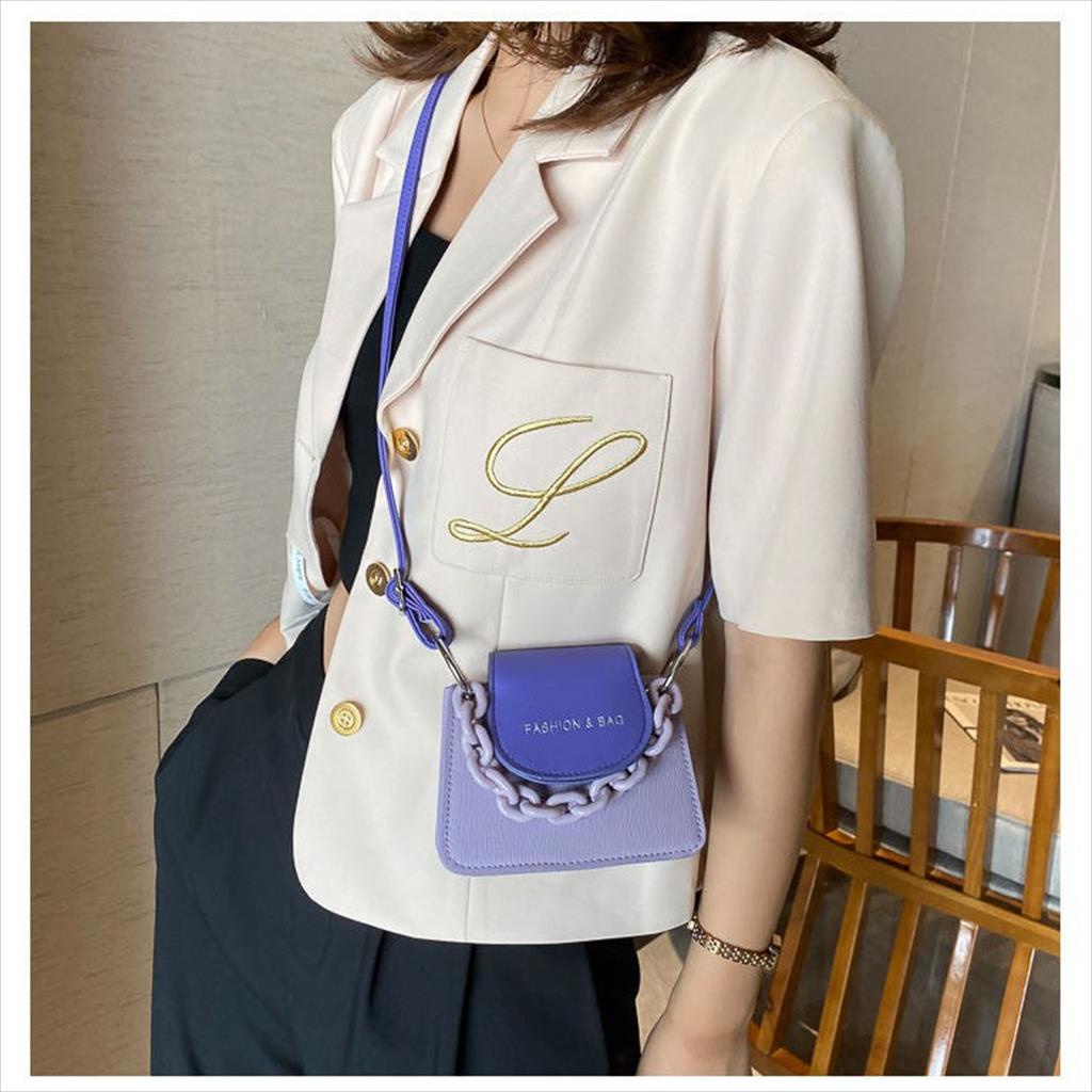 MJS 284 - TAS FASHION SELEMPANG RANTAI MINI IMPORT HANDBAG KOREA KEKINIAN