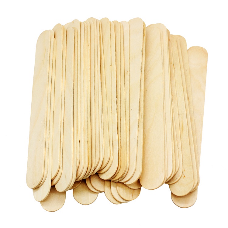 10Pcs Wax Spatula Stick Wooden Stick Penghilang Bulu Perontok Bulu Large Size Jumbo