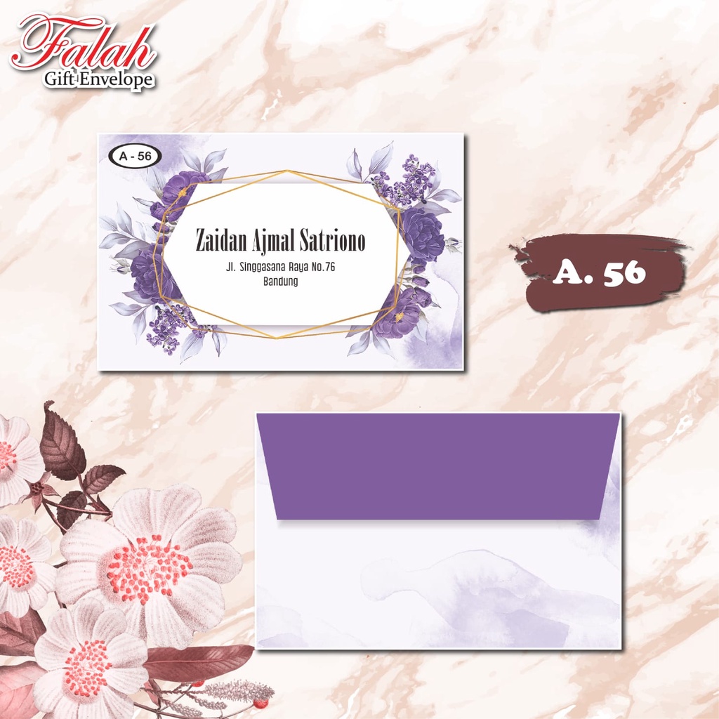 

Kertas Blangko Amplop Motif A 56 Isi 50