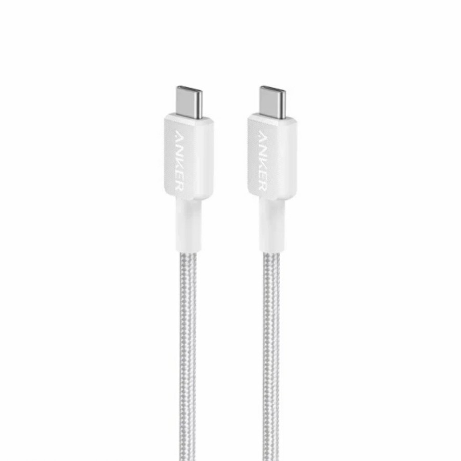 Kabel Charger Anker 322 USB-C to USB-C (3ft Braided) - ANKER A81F5H