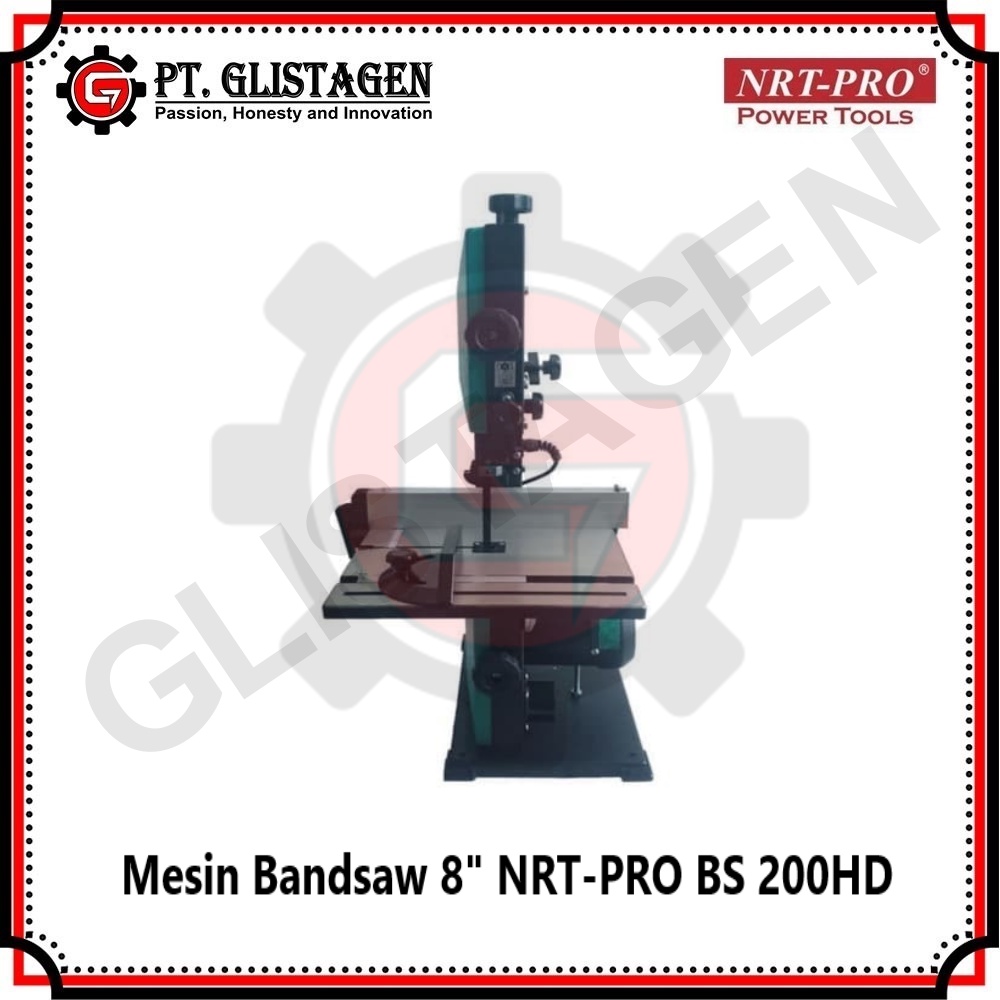 NRT-PRO BS200HD Mesin Band Saw 8 Inch Gergaji Kayu Bandsaw Ukir Besar NRT PRO BS200HD