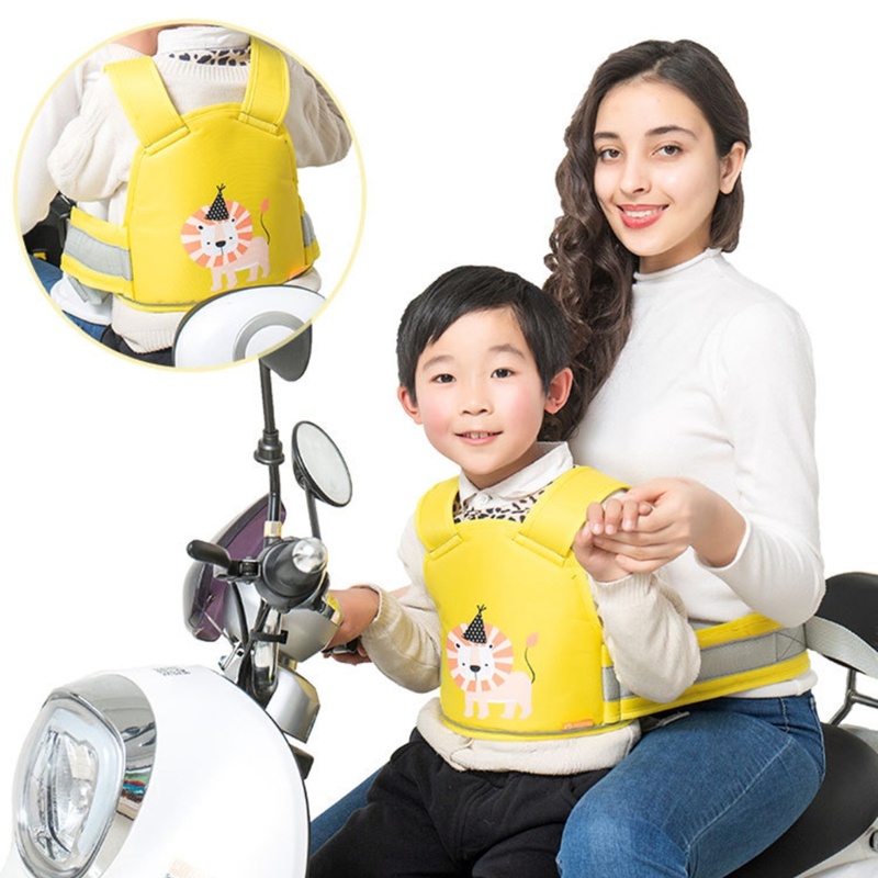 Mary Upgrade Anak Motor Harness Adjustable Sabuk Pengaman Motor Multi Gaya