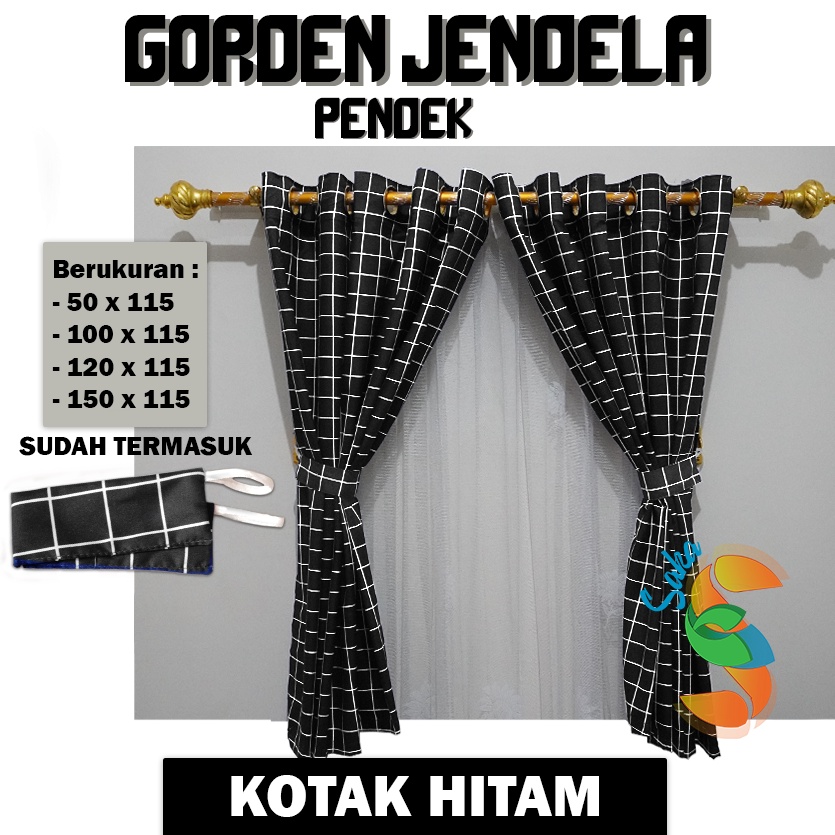 GORDEN KAMAR PENDEK TINGGI 150CM HORDEN RUANG TAMU GORDEN JENDELA PENDEK GORDEN KECIL JENDELA PENDEK MURAH KAMAR MINIMALIS TERLARIS UKURAN LEBAR 115 DAN TINGGI 150CM MURAH HORDENG JENDELA SMOKRING POLOS EMBOS  TERLARIS BISA COD