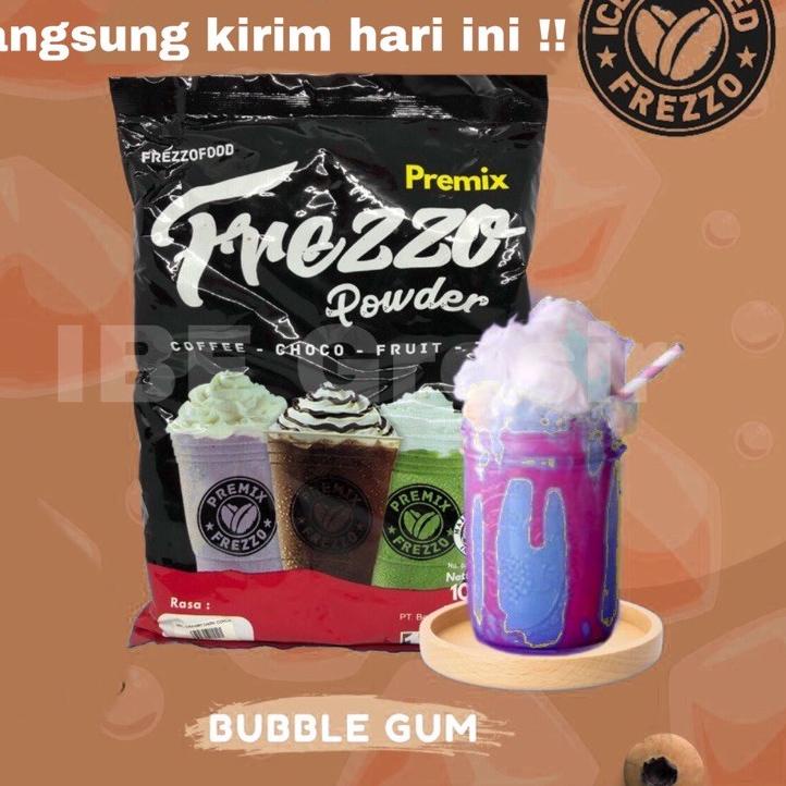 

Terbaru[FG2]-Frezzo Bubuk Minuman Powder drink Thai tea green tea milk tea Redvelvet Taro Bubble gum 1kg Terlaris