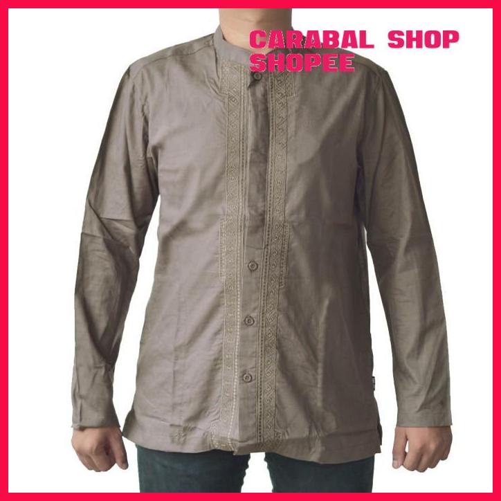 ISBATH BAJU KOKO BAJU MUSLIM PRIA CASUAL LENGAN PANJANG KUALITAS BERKELAS 