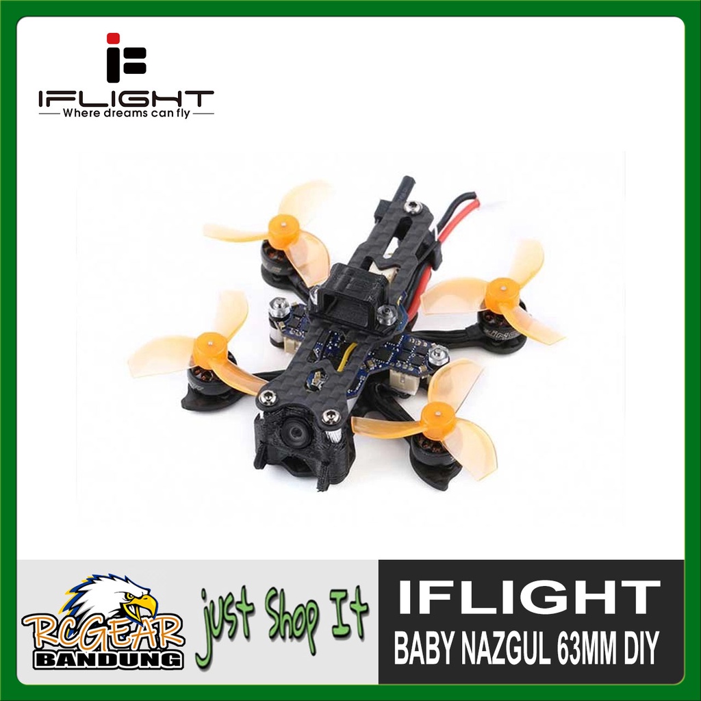 iFlight Baby Nazgul F4 1S Runcam Atom Nano FPV 63mm Drone DIY KIT PNP