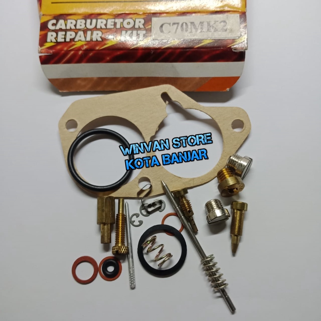 Repair kit karburator parkit karbu C70 Mk2 Karbu sumur C70
