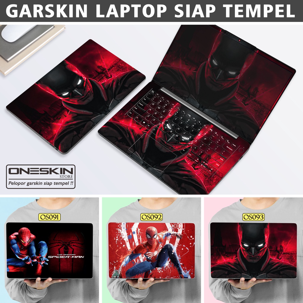 Garskin Sticker Laptop Protector Macbook Full Body Bottom Bezel Palmrest Skin Spiderman