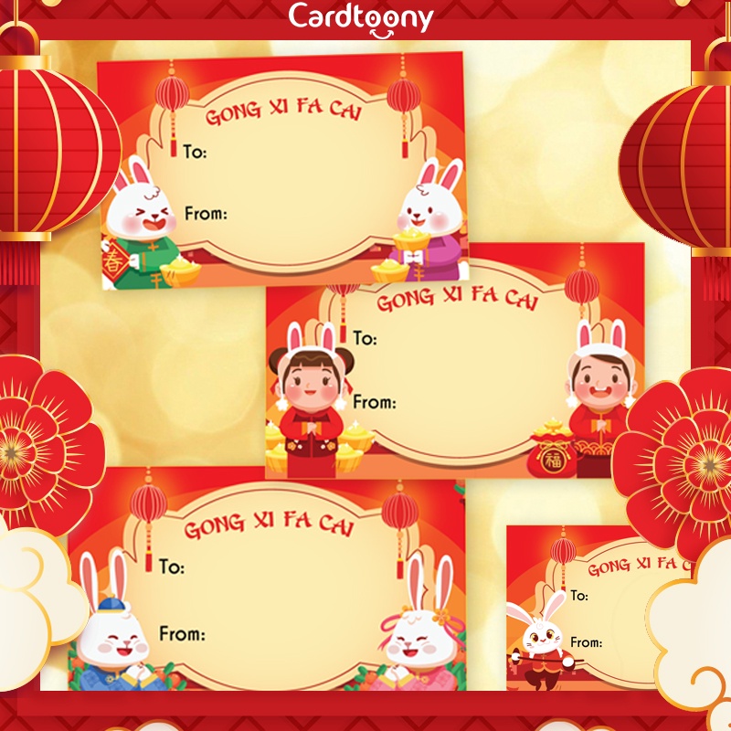 

Stiker Label Imlek Kelinci Tahun Baru Chinese New Year Rabbit Sincia Sticker Souvenir Custom