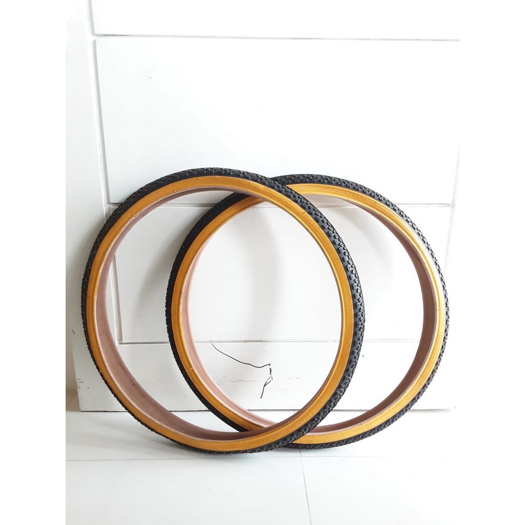 Ban Luar SWALLOW/ Ban Sepeda Dewasa SWALLOW ukuran 26" 26x1.75 S-157 Hitam Kuning 26x1 3/8 swl hitam