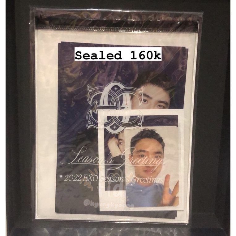 (BOOKED OLIFIA) Sealed Photopack SG 2022 Season’s Greetings EXO Kyungsoo D.O.
