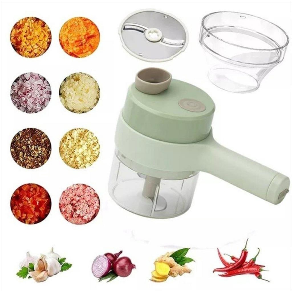 4in1 Food Chopper Multifungsi  -  Blender Chopper 4in1 Portable Mini