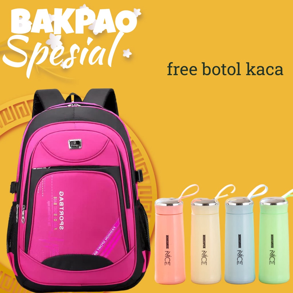 BACKPACK KOREA MULTIFUNGSI FUMI RANSEL SEKOLAH WANITA BACK TO SCHOOL TUMBLR WANITA CEWEK TERLARIS