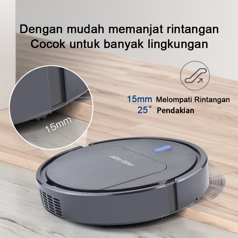 JAVASHOP Robot Vacuum Cleaner Penyedot Debu Lantai