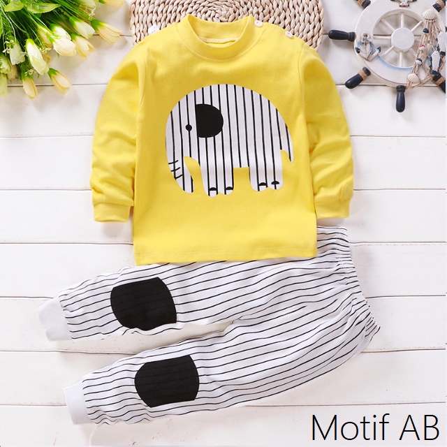 Setelan Bayi / Setelan Panjang Bayi / Baju Bayi / Kaos Bayi Lucu