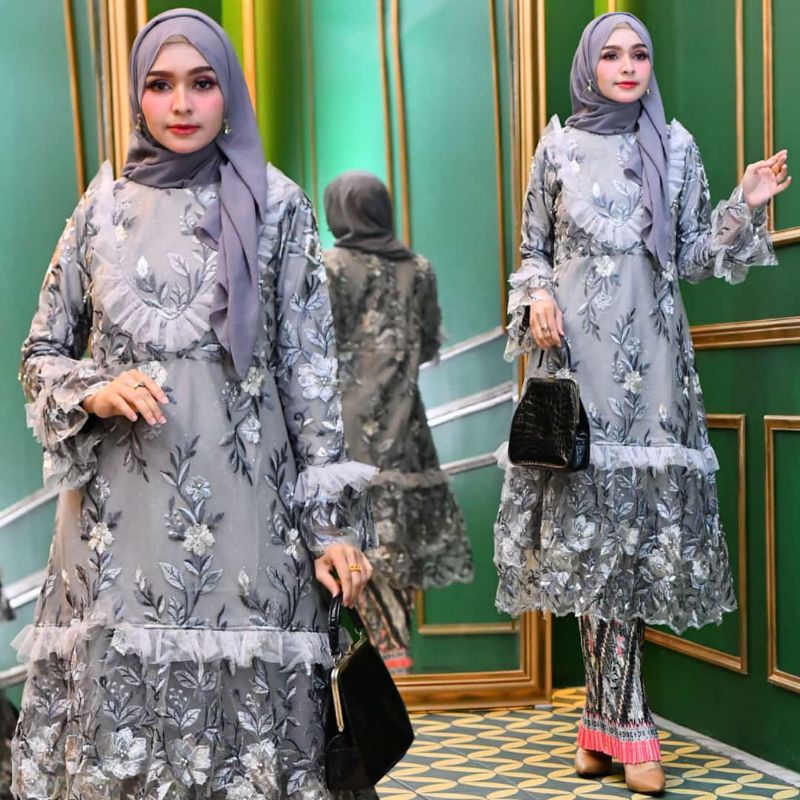 tunik/tunik kebaya/tunik kondangan/tunik brokat/tunik loly