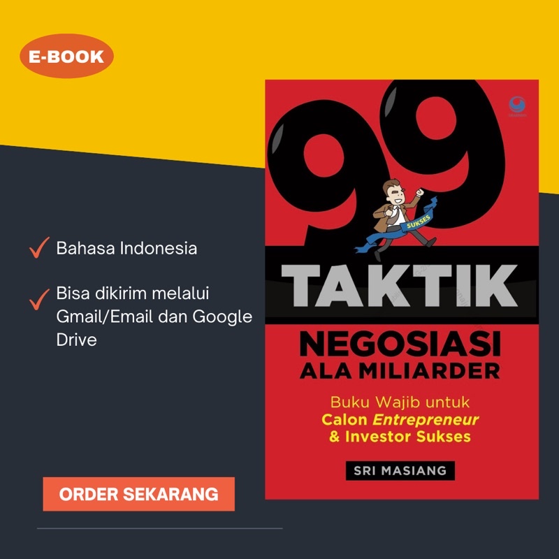 

99 Taktik Negosiasi Ala Miliarder