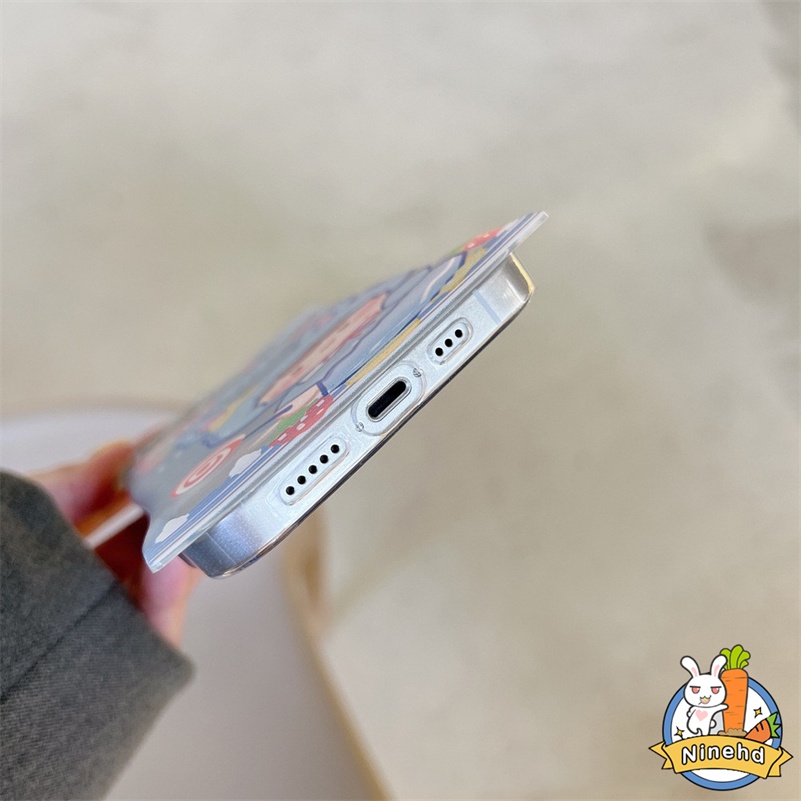 Samsung A04e A04s A03s A03 A13 A12 A22 A32 A33 A53 A54 A73 A23 M23 A52s A52 A72 A71 A51 A21s A50 A30s A11 Super Cute Kartun Kreatif Casing Ponsel Silikon Soft Case Cover Pelindung