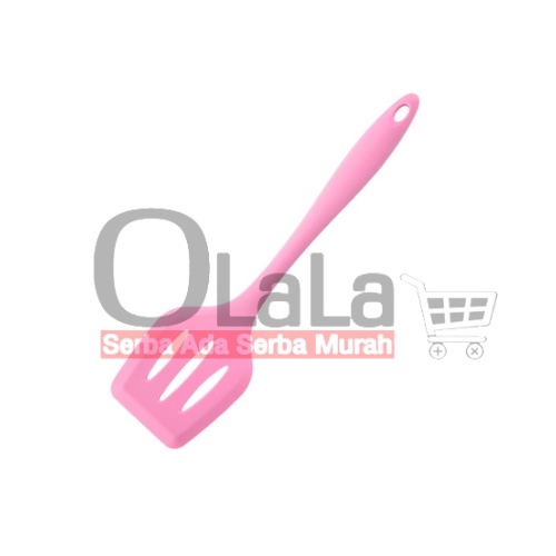 SPATULA SILICON LUBANG SUTIL SILIKON TAHAN PANAS TM-CH4232