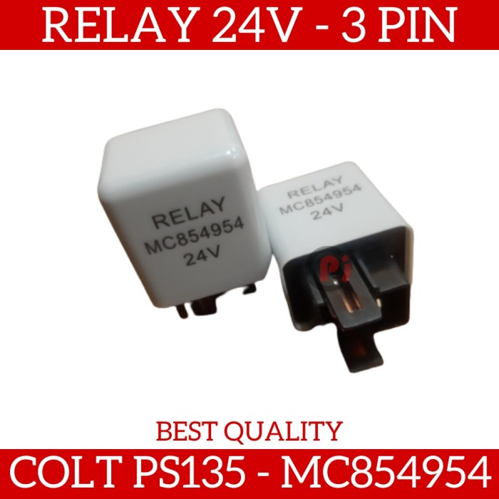 Relay Lampu 3 Kaki 24 Volt 24V 30A MC854954 Untuk Fuso Colt PS 135