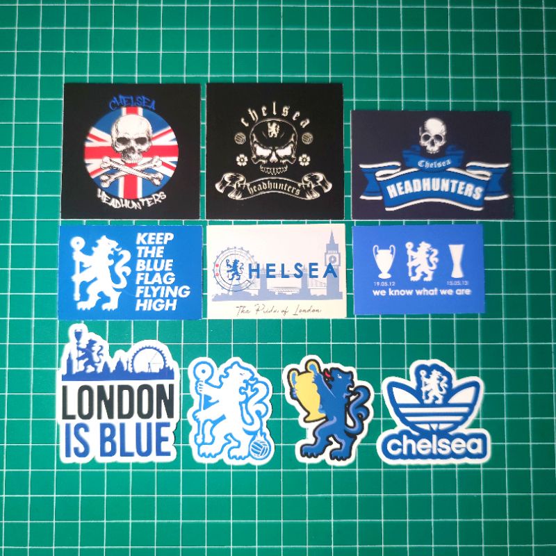 

Sticker Chelsea The Blues London is Blue Keep The Blue Flag Flying High