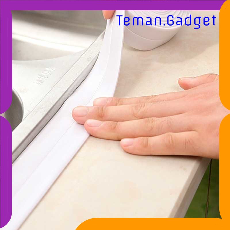TG - DPR Mildew Sealing Strip Sticker PVC Dapur Kamar Mandi 3.2m x 3.5cm