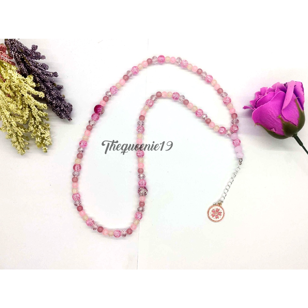 READY TASBIH MANIK KRISTAL / 99 BUTIR / TASBIH MANIK MUTIARA / TASBIH CANTIK
