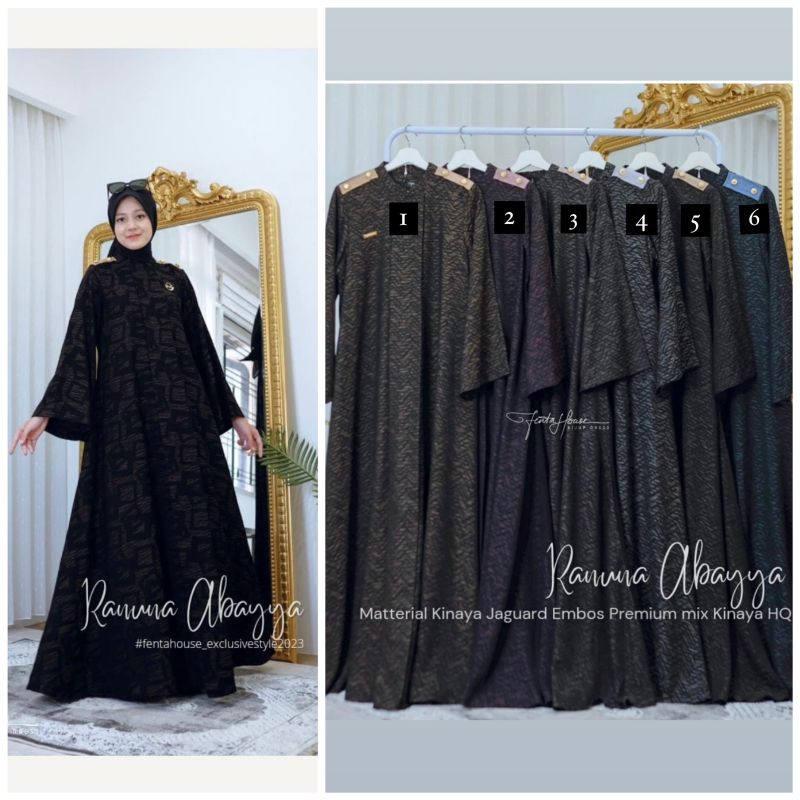 Ranuma Abaya by Fenta House Original