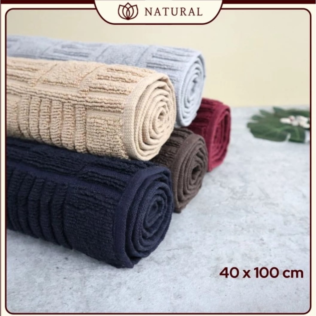 Keset Natural 40cm x 100cm Panjang Keset Hotel Dapur Kamar Mandi Kamar Tidur Serap Air Tebal Keset Dapur Panjang