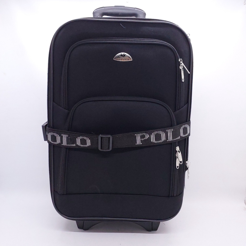 Koper Kain Polo Twin 16 20 24 28 INCHI ORIGINAL MURAH / Koper POLO TWIN kain kanvas polos 3 Ruangan MURAH BARU ORIGINAL / Koper POLO Kain 16 20 24 28 INCHI / Koper Kanvas Polo Kabin Bagasi Size MURAH / Luggages Polo Twin / Suitcase Polo / Koper Kain Polo