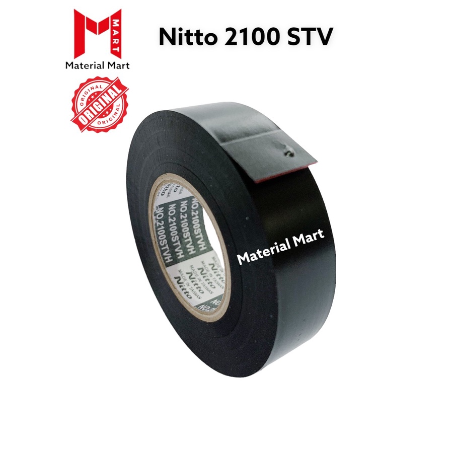 Isolasi Listrik NITTO | Perekat Kabel Listrik Lakban | Electrical Tape | Material Mart