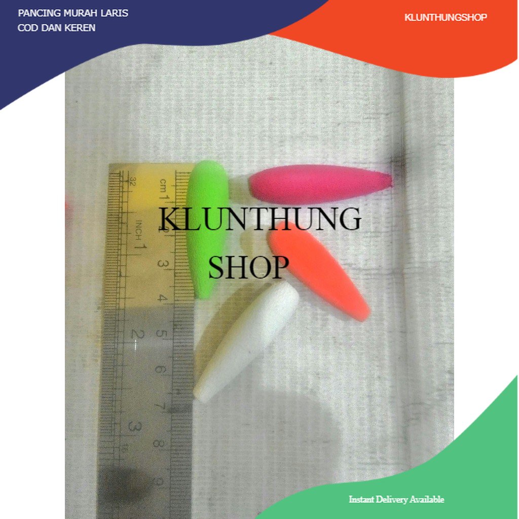 KLUNTHUNGSHOP Pelampung Pancing Lonjong murah laris semarang