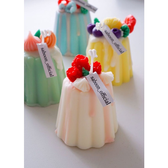 Dessert Candle Cake Pudding Lilin Aromaterapi Wangi Kue Souvenir Suvenir