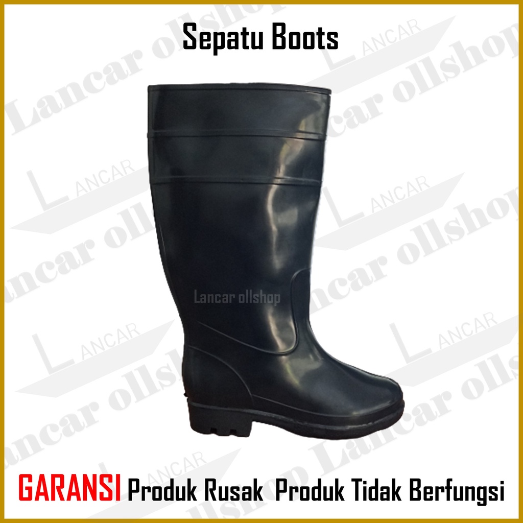 Sepatu Safety Boot Murah / Sepatu Boot Murah / Sepatu Boat Bangunan / Sepatu Bangunan / Sepatu Boat Proyek / Sepatu Boots Karet But Bot Lentur