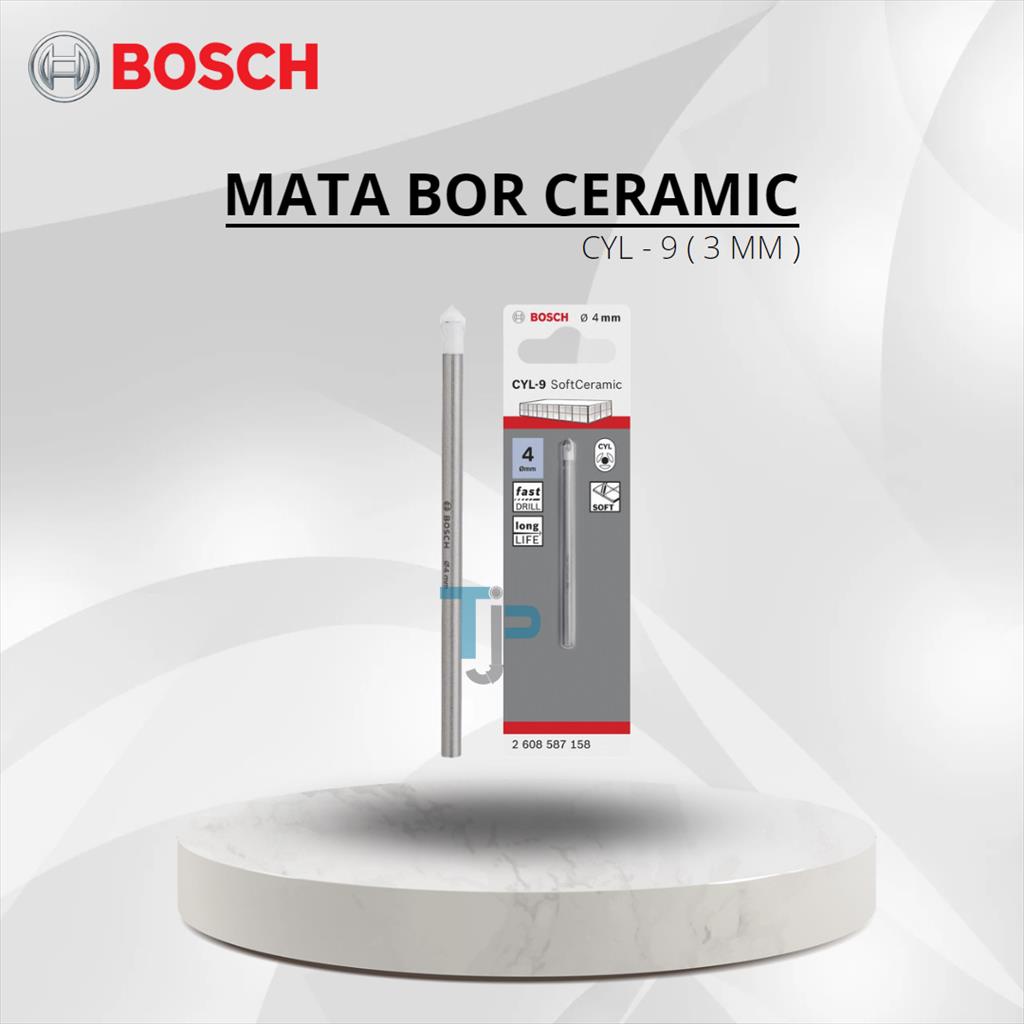 BOSCH MATA BOR CYL-9 ( 4 mm ) CERAMIC TILE DRILL BITS PN.2608587158